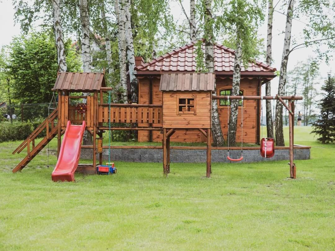 Domki Nad Jeziorem Kolonia Rybacka Kültér fotó