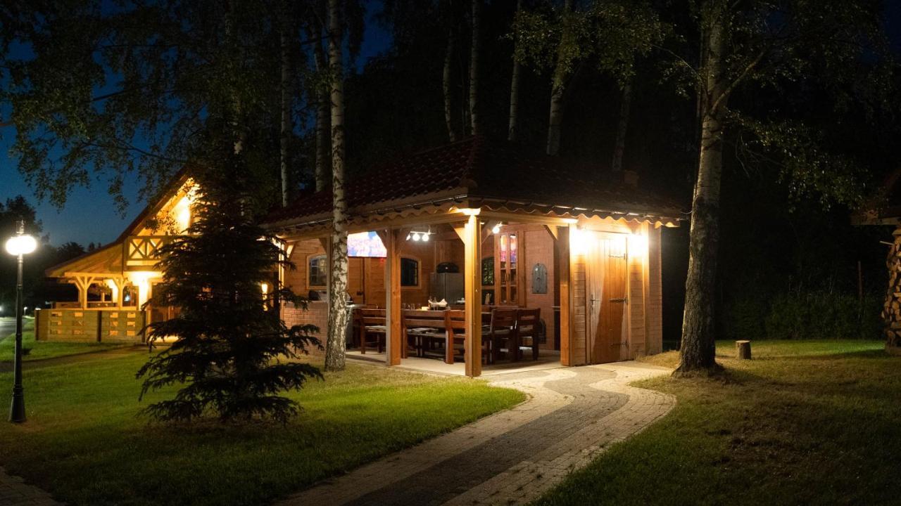 Domki Nad Jeziorem Kolonia Rybacka Kültér fotó